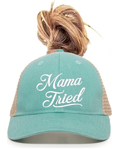 Gorra Tipo Visera Bordada Ponytail Mint Tea