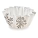 Restaurantware Panificio 0.4 Ounce Baking Cups 200 Flared Cupcake Liners - Oven-Ready Freezable Black And White Paper Muffin Cases Disposable Vintage Floral For Wedding Parties Baby Showers