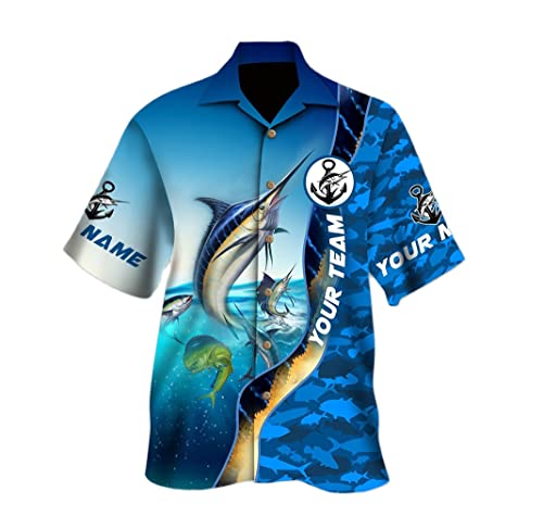 Chemise hawaïenne thon pour vos barbecues d'été et soirées plage décontractées - 4