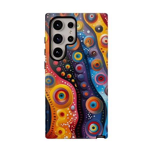 Coque Samsung S24 Ultra motif circulaire coloré pour votre quotidien