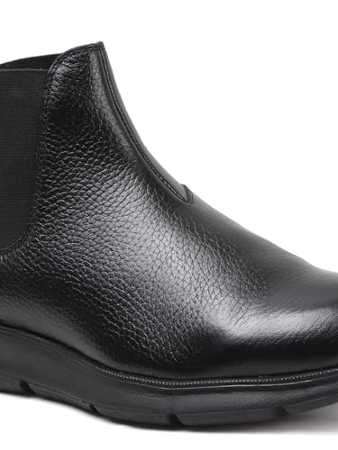 Image of Carlton London Men's Modern Ankle Chelsea Slip-On Boot with Lightweight