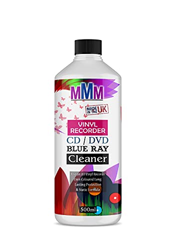 PROFESSIONAL VINYL RECORD CLEANER CD DVD CLEANING FLUID SPRAY Fast Delivery (500ML CAP)