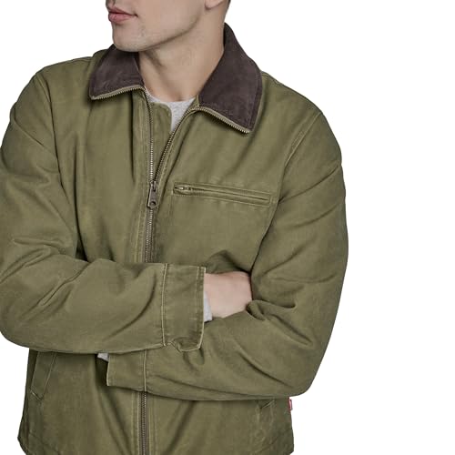 Image of Levi's Men's Cotton Depot Jacket With Corduroy Collar