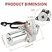 GREHUA 3 Bolt Starter Motor & Solenoid Relay Compatible with Tao tao Coolster 125cc 110cc 50cc Coleman Kazuma Baja Vitacci 4 Wheeler Quad Chinese ATV Parts Sandrail Roketa SSR Lifan Go Kart Pit Bike