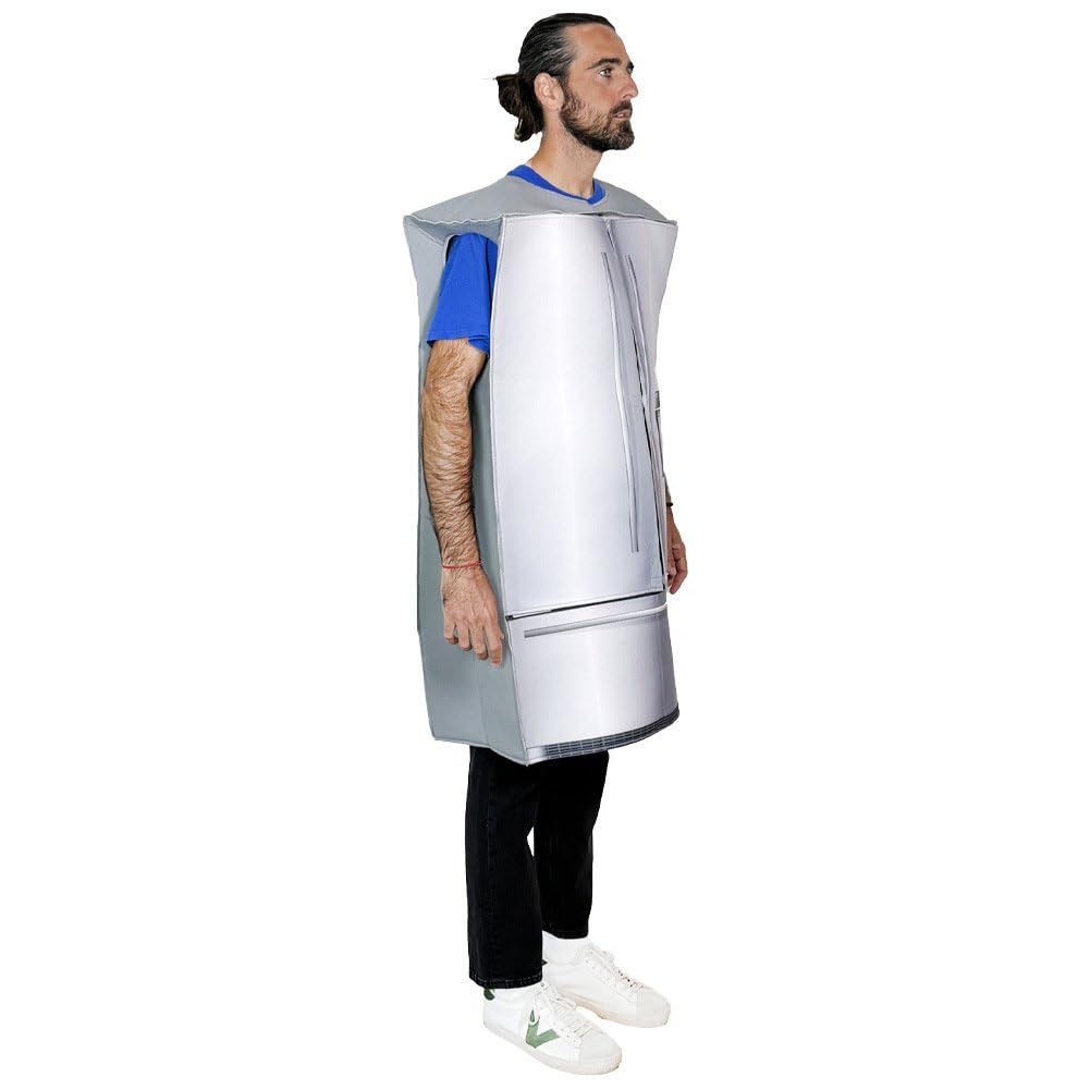 Kostium na lodówkę, cosplay, strój dla mężczyzn, kobiet, unisex, dorosłych, zabawny kostium na lodówkę, fantazyjny kostium na imprezę, rekwizyty, Halloween