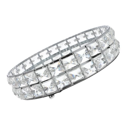 INOOMP Vassoio Per Lavabo Da Bagno in Cristallo Superficie Specchio Contenitore Per Profumi e Cosmetici Vassoio Per Piano Di Appoggio Del Bagno