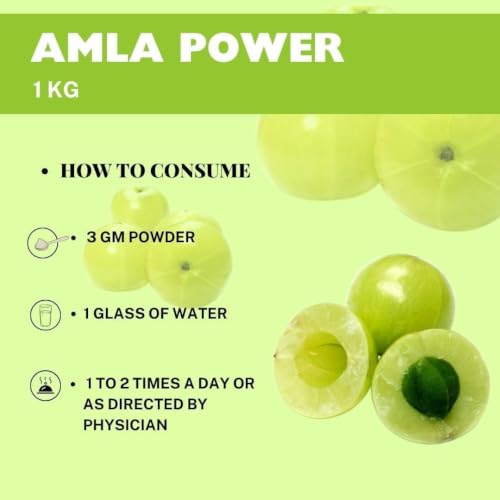 Image of Herbal Hills Amla Powder, (100 gm Pack) | Supports Skin Glow, Hair Strength & Immunity Boost | Amla Churna For Natural Beauty & Wellness with Indian Gooseberry Fruit (Pack of 5)