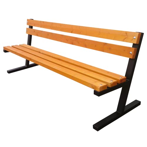 Primario Grande Boston Sitzbank für Garten, Vorgarten, Stadt und Gemeinde,...