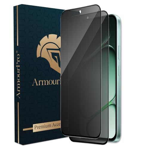 Image of ArmourPro Anti-Spy Privacy Tempered Glass for OnePlus N6 - Anti Peeping Screen Protector, Edge to Edge Full Coverage, 9H Hardness, Easy Installation Kit | Pack of 2