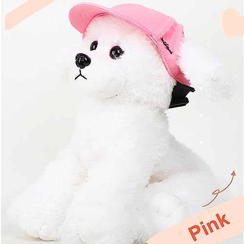 Shifenmei Dog Hat Sun Hat Baseball Cap Trucker Hat Dog Hats For Small Dogs With Ear Holes Adjustable Drawstring Breathable Waterproof Design Uv Protection Outdoor All Season thumb #5