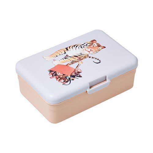 Lunch Box Kids Tigre rétro sans BPA : boîte repas étanche compartimentée