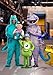 Adult Disney Pixar Monsters Inc Randall Boggs Halloween Costume | Chameleon Villain Jumpsuit with Mask, Gloves, & Shoe Covers Small