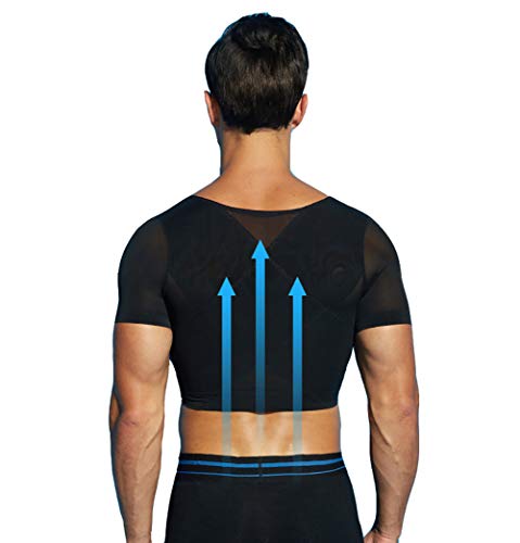 Camiseta de compresión para eliminar marcas de grasa abdominal y corregir postura 3