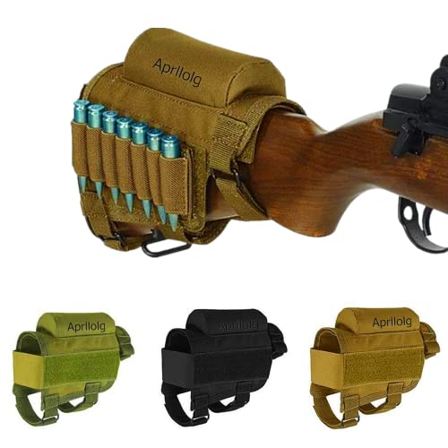 Rifle Buttstock, Adjustable Tactical Cheek Rest Pad Ammo Pouch With 7 Shells Holder For Hunting Shooting #TOP3