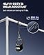 VIPARSPECTRA Verstellbar Seilspanner, 1-Paar 1/8 Schwerlastig Spanngurte mit Ratsche und Haken, Seilratsche für Hängen Pflanzen/Grow Lampe und Befestigung Sonnensegel vielfältigem In/Outdoor-Einsatz