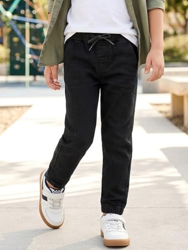 Image of Urbano Juniors Boy's Slim Fit Mid Rise Stretchable Jogger Jeans