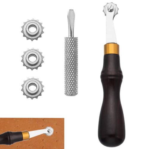 Generisches Lederarbeiten Prägesystem Rändelrad Werkzeugset