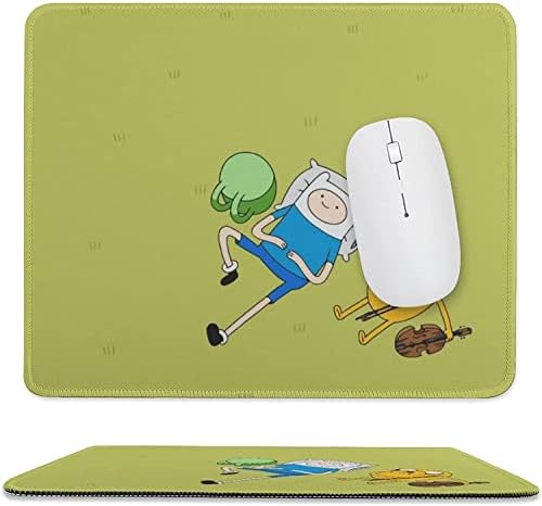 Mouse Pad, Non -Slip Rubber Gaming Mousepad, Adventure Time Anime Mouse Pad XL Cartoon Character Illustration Print Cute Keyboard and Mouse Mat, Computer Accessories CNASOEL