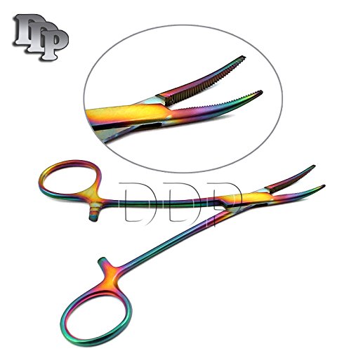 DDP Multi Color Rainbow Mosquito HEMOSTAT Forceps 5