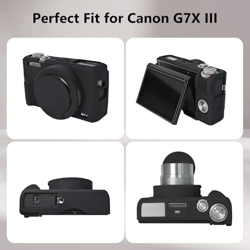 Funda de Silicona para Canon G7X Mark III Negra - Fernando Cortés