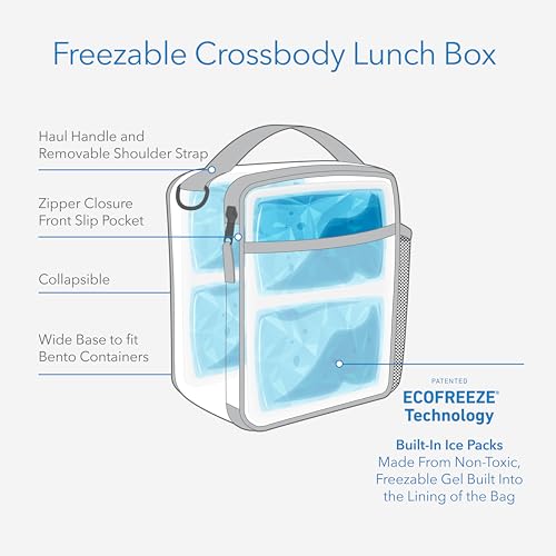 PackIt Crossbody Lunch Box Sage
