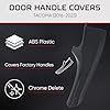 AJT DESIGN Car Door Handle Cover Compatible with Toyota Tacoma (2016-2023) | ABS Plastic Interior Trim, Chrome Delete Tacoma Door Handle Cover | Made in USA, Pack of 4 (Front & Back) - Black #3