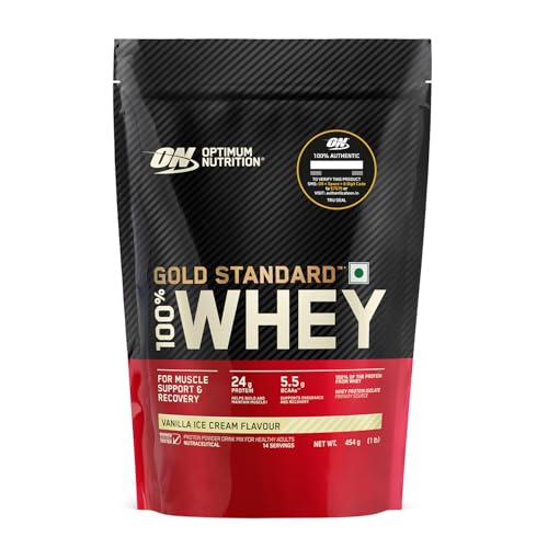 Optimum Nutrition (ON) Gold Standard 100% Whey Protein Powder (Va...