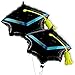 Big, Graduation Cap Balloon Decorations - 22 Inch, Graduation Mylar Balloons | Graduation Hat Balloon for Graduation Party Decorations 2023 | Grad Cap Balloon for Class Of 2023 Graduation Decorations