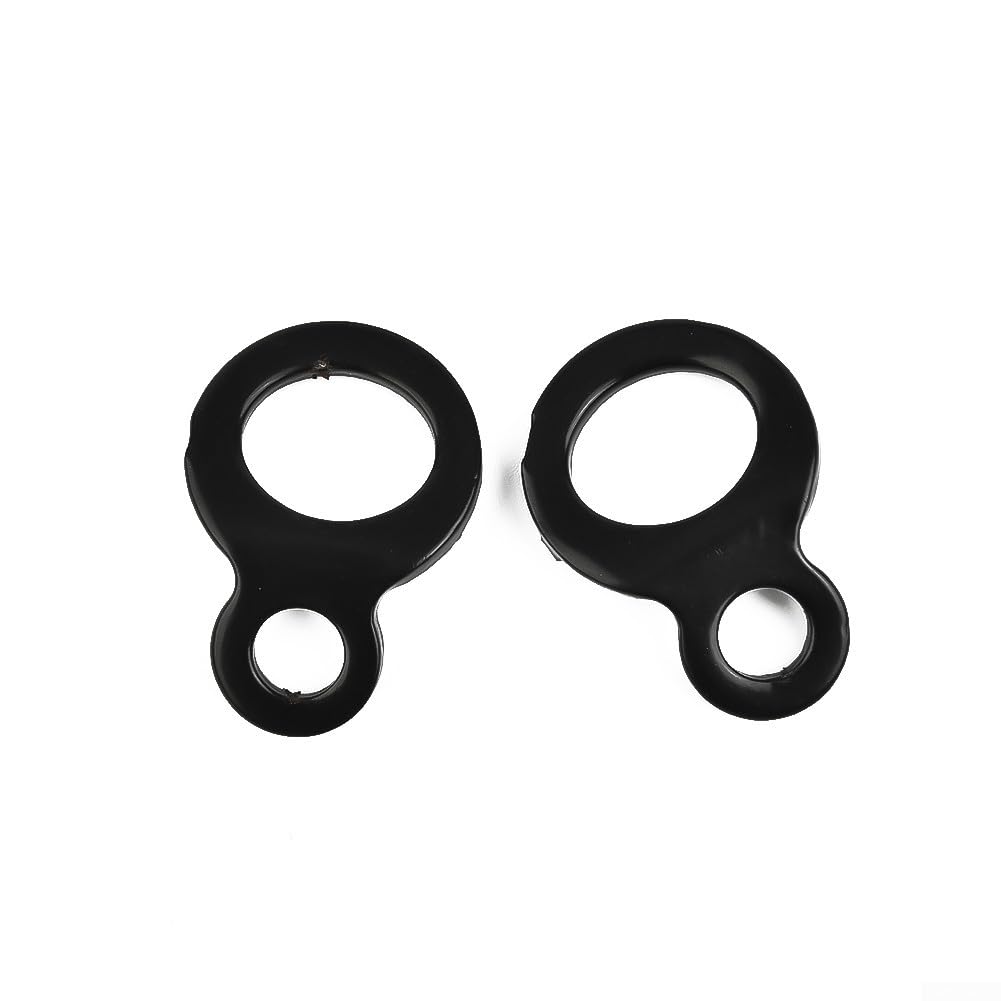 2 anillos de correa de amarre para motocicleta, moto de cross, ATV, UTV, anclaje de abrazadera triple con montaje de perno de 5 mm