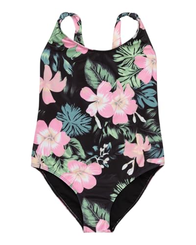 Bañador One Piece Roxy Shadow Floral para niñas, ropa de baño infantil ideal para el verano