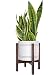TIMEYARD Mid Century Plant Stand - Best Fits 8in Planter, Wood Indoor Flower Pot Holder, Simple Display Potted Rack, Modern Home Decor (Note: Plant Pot and Plant are not Included)