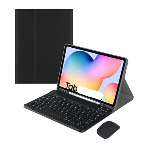 Clavier Galaxy Tab S10+ S9+ étui avec porte-stylet pour travailler en café ou voyage