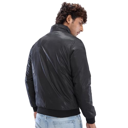 Image of Spykar Polyester Full Sleeve Regular Fit Jackets For Men