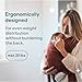 Koala Babycare Baby Carrier Wrap, Easy to Wear As a T-Shirt - Original Baby Carrier Newborn to Toddler - Sling One Size Fits All - Baby Wraps Carrier Up to 22lbs