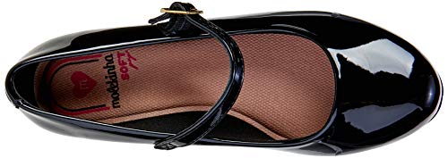 Sapato Verniz Premium, Molekinha, Meninas, Preto, 32