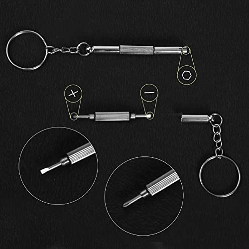 Image of VIVID Vision Unisex Adult Eyewear Specs Case Cover | Screw Driver | Free Cloth | Protect Eye Glasses | Chashma Dibbi | Spectacle Box | HINGE-SPRING | Metal | 3 IN 1