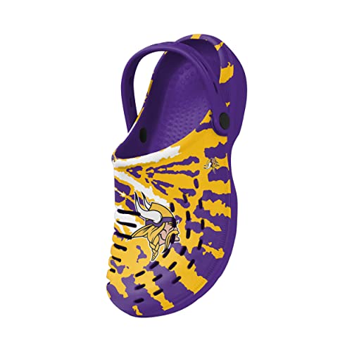 Image of FOCO Mens NFL Team Logo Tie-dye Garden Water Sandals Shoes Slipper Clogs with Strap