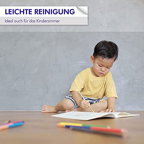 Wandschutzfolie 5m Rolle - gegen Verschmutzung - Tierkot - Spritzer - Spritzschutz - Schutz für Wände, Möbel, Haus, Büro, Schule, Kindergarten 31,5 cm