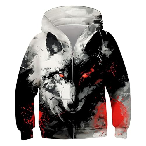 Sweat à capuche doublé polaire WWricotta pour en finir avec les coups de froid chez l'adolescent