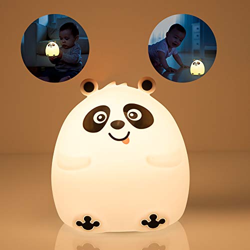 Night Lights for Kids, Mubarek Nightlights for Children,Cute Bear Animals Nursery Soft Silicone