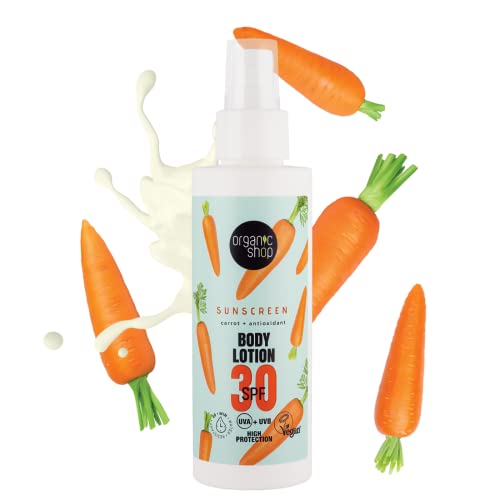Organic Shop Suncare Body Lotion 30 SPF, 150 ml, Blue, 150 ml (Pack of 1) - Image 2