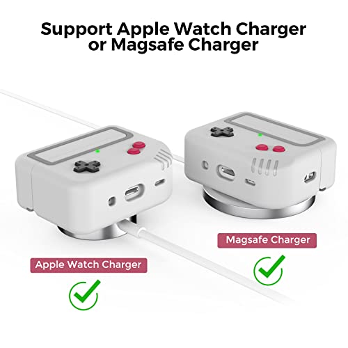 Tronwin Silicone Airpods Pro 2 Case Protective Covers Skin Game-Machine Design For Airpods Pro 2022 [Support Wireless Charging] Compatible With Apple Airpods Pro 2Nd Generation #TOP2