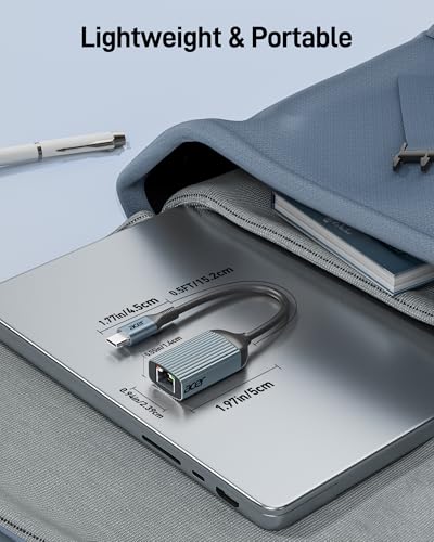 Acer USB C to Ethernet Adapter, Plug and Play RJ45 to Type C Network Dongle - image 8