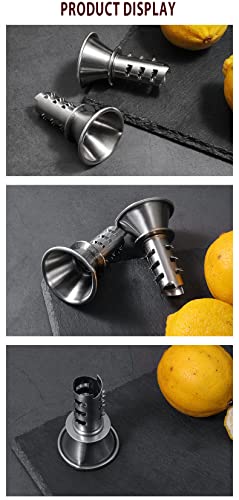 Stainless Steel Trumpet Lemon Citrus Juicer Reamer Trumpet Extractor - image 5