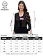 Hobrounn Elegante Langarm Vorne Offen Gebogener Saum Strickjacke Kurz Bolero Festlich Arbeit Business Blazer für Damen (Schwarz,L
