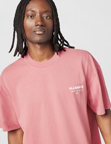 Image of AllSaints Men's Underground Oversized Short Sleeve Crew Neck Shirt