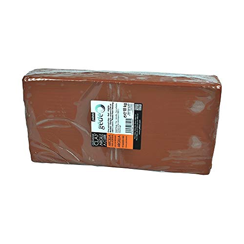 PEBEO 766406 766406-Pan Hornear (10 kg), Color Rojo, Arcilla, 10kg, 10000
