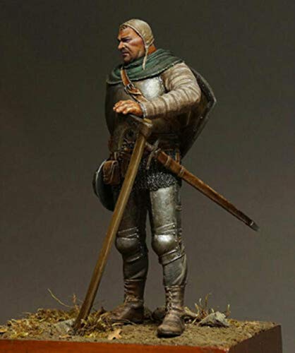 Figura modelo 1/24 75mm Hombre Antiguo con Sombrero y Base miniatura 3