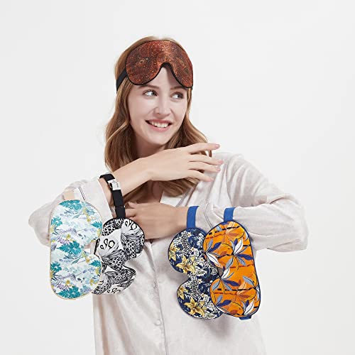 CUDDLE DREAMS Silk Sleep Mask with Original Design, Pure Mulberry Silk