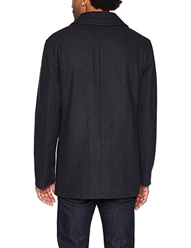 Image of Nautica Men's Wool Blend Peacoat - Double-Breasted Winter Coat, Regular, Big & Tall Sizes